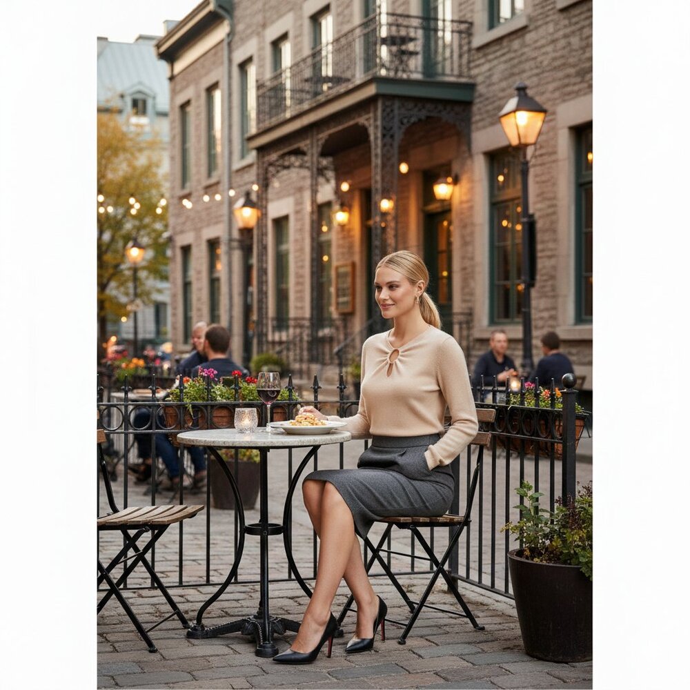 NWOT Oats Cashmere Classic Crewneck Sweater – Cream / Off-White